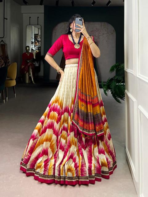 Artriddhs Dola silk D NO DEGITAL 15 red Bollywood style lehenga choli in Gujarat